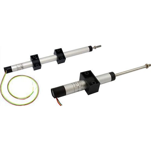 Sensore di posizione lineare - RP12 series - Vishay MCB industrie - con potenziometro a plastica conduttiva / analogico / in acciaio inossidabile