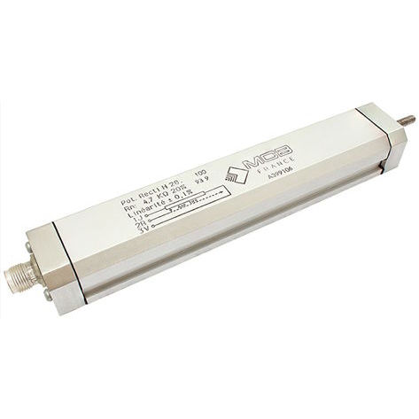 Sensore di posizione lineare - RH28 - Vishay MCB industrie - con potenziometro a plastica conduttiva / analogico / per metallo