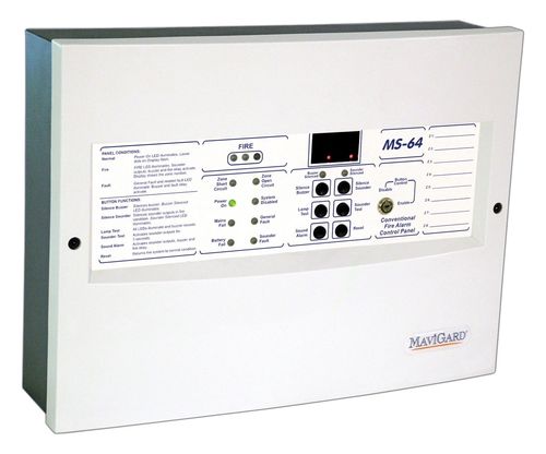 Pannello di comando per allarme antincendio - MS-64 series - MAVILI ELEKTRONIK - a zone convenzionali