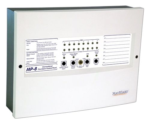 Pannello di comando per allarme antincendio - MP-8 series - MAVILI ELEKTRONIK - a zone convenzionali