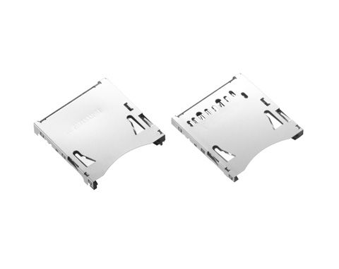 Connettore di dati -  CIM-J35N - Mitsumi Electric - per scheda memoria SD / quadrato