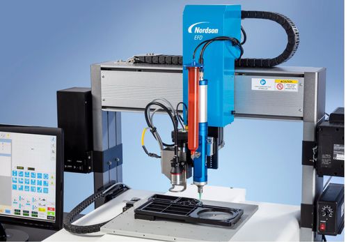 Robot cartesiano - PROX  - Nordson EFD - 3 assi / per la distribuzione / per l'industria elettronica