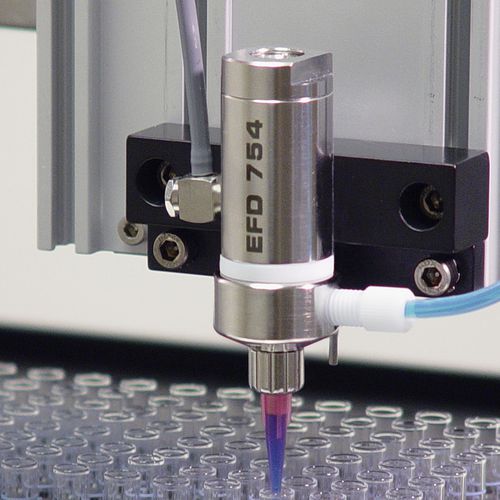 Valvola di dosaggio a diaframma - 754V series - Nordson EFD - di precisione / ad alta velocità
