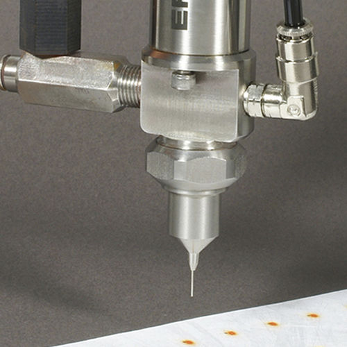 Pistola a spruzzo - 787MS-SS MicroSpray™ series - Nordson EFD - per solventi / automatica / LVLP