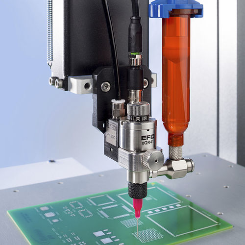 Valvola di dosaggio a spillo - xQR41 MicroDot™ series - Nordson EFD - di precisione