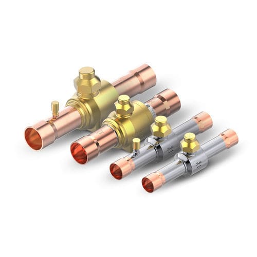 Valvola a sfera - GBC  - DANFOSS Refrigeration & Air Conditioning - manuale / di arresto / per gas