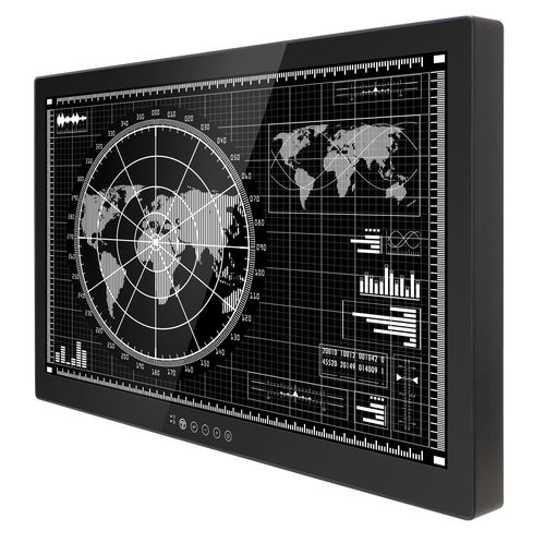 Monitor LCD - M320TF-MIL - Winmate, Inc. - a tecnologia capacitiva proiettata / con touch screen multitouch / industriale