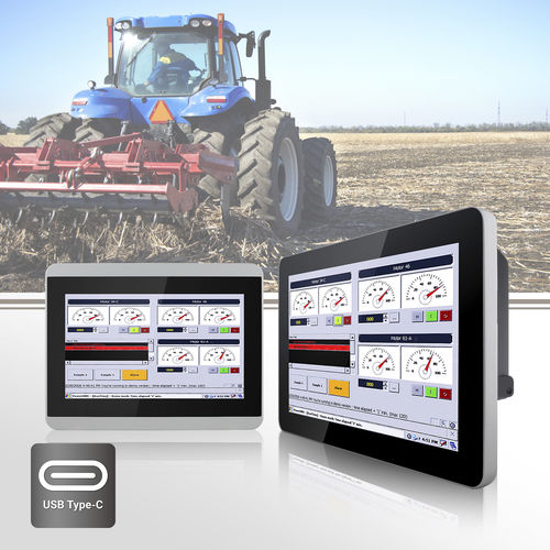 Monitor con touch screen multitouch - W07L100-GCO1HB-C, W10L100-GCH1HB-C - Winmate, Inc. - industriale / per punto vendita / per veicolo