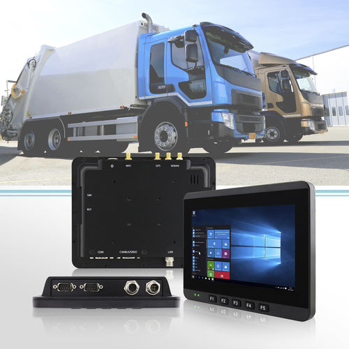 Terminale veicolare 7" - FM07 - Winmate, Inc. - Intel® Celeron® / MIL-STD-810G / rinforzato