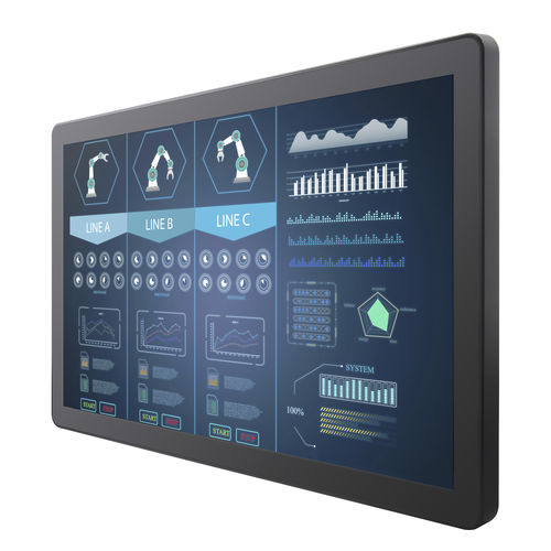 Monitor TFT - W22L100-GCA3 - Winmate, Inc. - a tecnologia capacitiva proiettata / industriale / per punto vendita