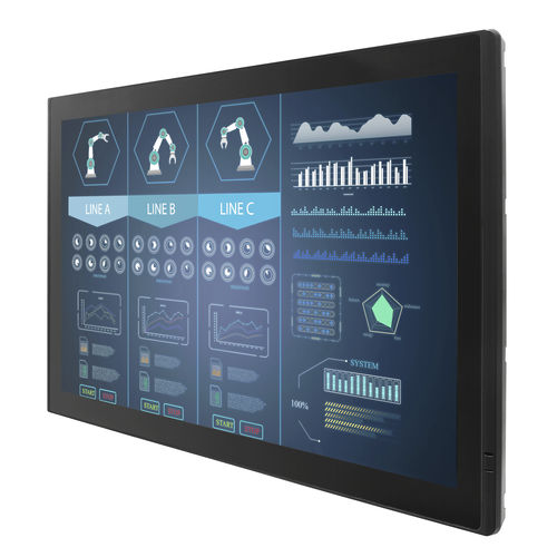 Monitor LCD/TFT - W32L100-PTA1 - Winmate, Inc. - a tecnologia capacitiva proiettata / industriale / per punto vendita