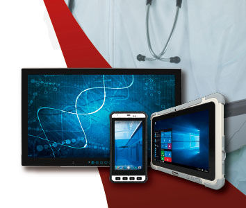 Tablet medico - Winmate, Inc. - PC / Windows 10 IoT Entreprise / Windows 10 Pro