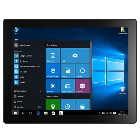 Panel PC di LCD - R15IE3S-PTC3 - Winmate, Inc. - con retroilluminazione a LED / con touch screen / 15"