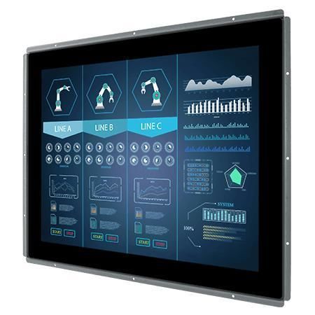 Monitor LCD - R17L100-POM1 - Winmate, Inc. - a tecnologia capacitiva proiettata / con touchs creen capacitivo PCAP / con touch screen multitouch