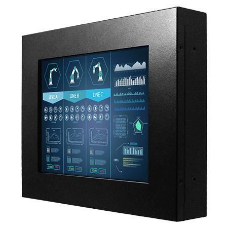 Monitor touch screen - R08T100-CHA1 - Winmate, Inc. - LCD / con touch screen resistivo / con touch screen capacitativo