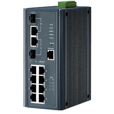 Switch Ethernet gestibile - EACSW-L2 - Winmate, Inc. - 10 porte / di livello 2 / Ethernet gigabit