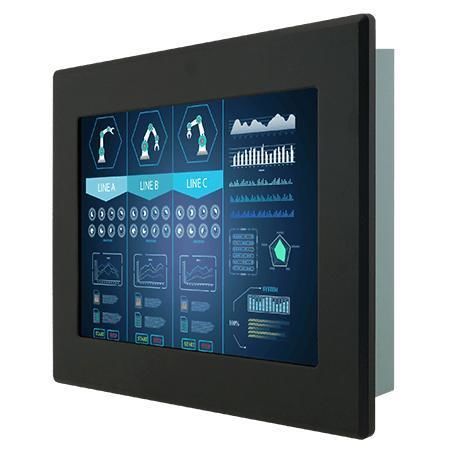 Monitor con touch screen resistivo - R12T600-IPL1 - Winmate, Inc. - industriale / per uso esterno / per macchina industrialie