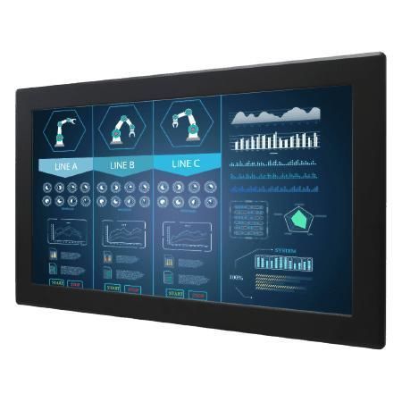 Monitor LCD - W24L100-IPA2 - Winmate, Inc. - con touch screen resistivo / con touch screen / industriale