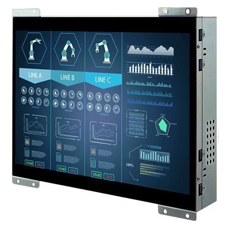Monitor LCD - R10L100-POT2-C - Winmate, Inc. - a tecnologia capacitiva proiettata / con touch screen multitouch / ad uso industriale