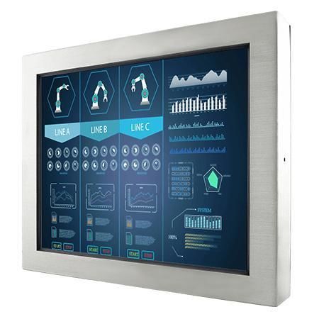 Monitor touch screen - R19L300-65M1 - Winmate, Inc. - con touch screen resistivo / per macchina industrialie / di visualizzazione