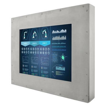 Monitor con touch screen resistivo - R10L100-67T2ST - Winmate, Inc. - per macchina industrialie / per applicazioni chimiche / per linea di produzione alimentare