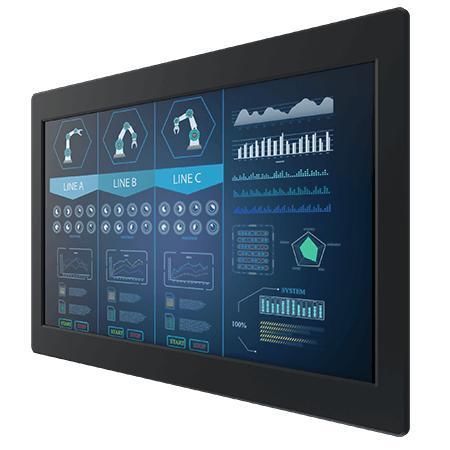 Monitor con touch screen resistivo - W22L100-PMB1OD - Winmate, Inc. - 21,5" / 1920 x 1080 / con montaggio VESA