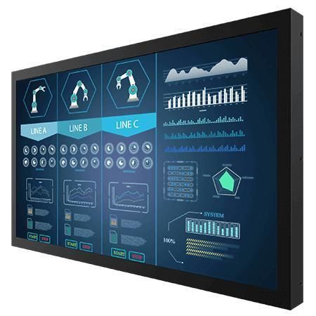 Monitor con touch screen resistivo - W22L100-CHB1OD - Winmate, Inc. - per macchina industrialie / per digital signage player / per veicolo