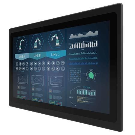 Monitor touch screen - W22L100-EHB1OD - Winmate, Inc. - con touch screen multitouch / a tecnologia capacitiva proiettata / con touchs creen capacitivo PCAP