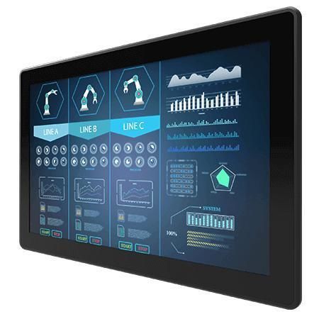 Monitor LCD - W24L100-EHC1OD - Winmate, Inc. - con touch screen multitouch / a tecnologia capacitiva proiettata / industriale