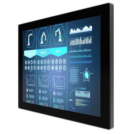 Monitor LCD - R19L100-GCA3OD - Winmate, Inc. - con touch screen multitouch / a tecnologia capacitiva proiettata / industriale