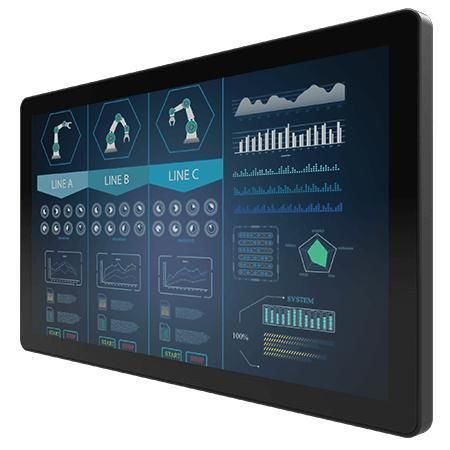 Monitor con touch screen multitouch - W22L100-GCB1OD - Winmate, Inc. - a tecnologia capacitiva proiettata / ad uso industriale / per uso esterno