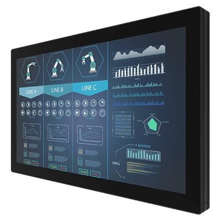 Monitor con touch screen multitouch - W32L100-PCA4OD - Winmate, Inc. - a tecnologia capacitiva proiettata / con touchs creen capacitivo PCAP / industriale