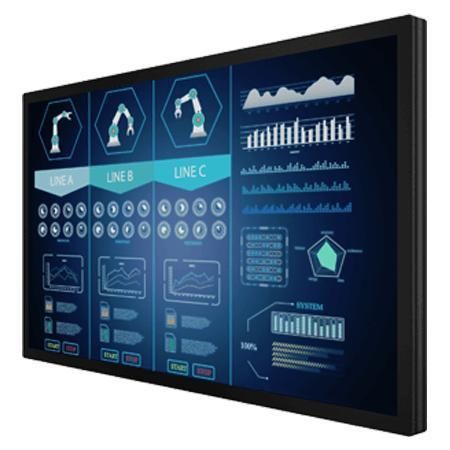 Monitor con touch screen multitouch - W55L100-PCA3OD - Winmate, Inc. - a tecnologia capacitiva proiettata / industriale / per uso esterno