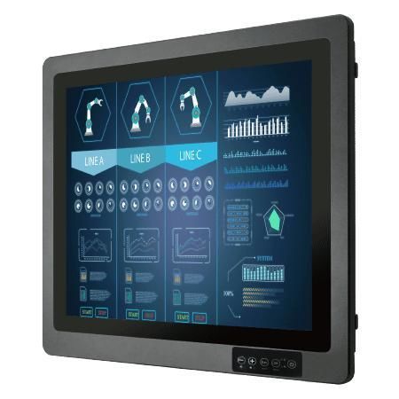Monitor con touch screen multitouch - R19L100-67FTP(HB) - Winmate, Inc. - a tecnologia capacitiva proiettata / industriale / per macchina industrialie