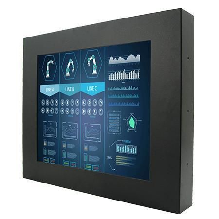 Monitor LCD/TFT - S17L500-RMM1 - Winmate, Inc. - con touch screen resistivo / di visualizzazione / per interfaccia HMI