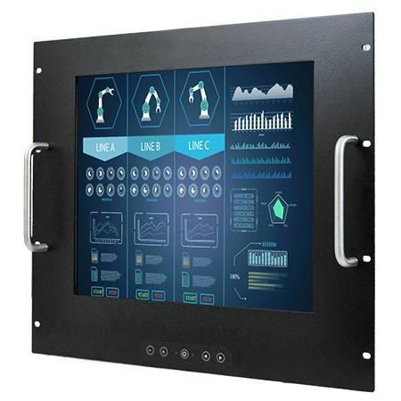 Monitor LCD - R15L100-RKA1 - Winmate, Inc. - con touch screen resistivo / con touch screen / industriale