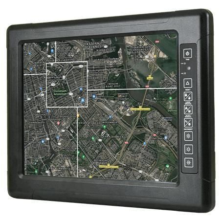 Monitor con touch screen resistivo - R15L100-MLA3HB - Winmate, Inc. - con touch screen resistivo a 5 fili / con touch screen / per veicolo
