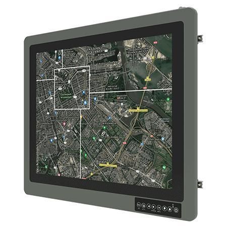 Monitor LCD - R19L100-MLA3 - Winmate, Inc. - con touch screen resistivo a 5 fili / con touch screen / per veicolo