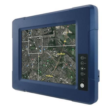Monitor con touch screen resistivo - R08L100-VMN1-NI - Winmate, Inc. - con touch screen resistivo a 5 fili / con touch screen / per uso esterno