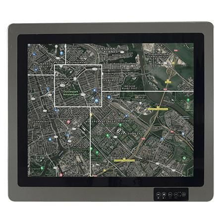 Monitor touch screen - R19L100-67N1-NI - Winmate, Inc. - con touch screen multitouch / a tecnologia capacitiva proiettata / con touchs creen capacitivo PCAP