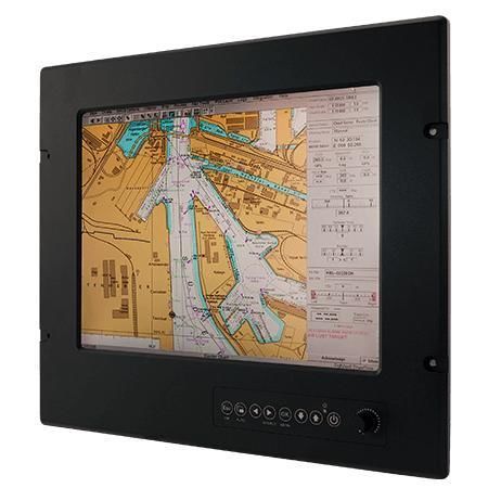 Monitor con touch screen resistivo - R12L600-MRM2 - Winmate, Inc. - con touch screen / per uso esterno / marino
