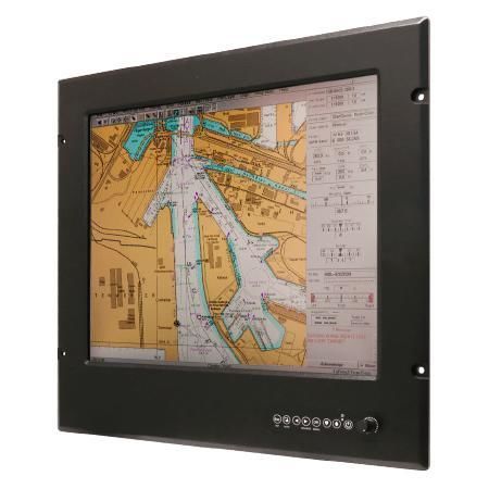 Monitor LCD - R19L300-MRA1 - Winmate, Inc. - con touch screen resistivo / marino / 19"