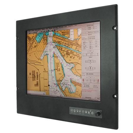 Monitor LCD - R17L500-MRM1 - Winmate, Inc. - con touch screen resistivo / marino / 17"
