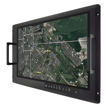 Monitor con touch screen multitouch - W22L100-MLA3FP - Winmate, Inc. - a tecnologia capacitiva proiettata / con touchs creen capacitivo PCAP / di visualizzazione