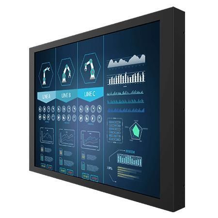 Monitor LCD - R21L100-CHM1 - Winmate, Inc. - con touch screen resistivo / industriale / 21.3"