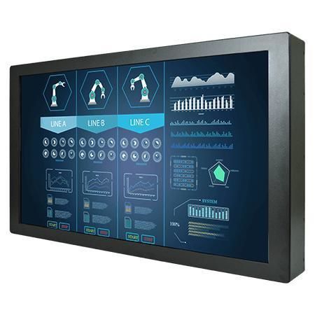 Monitor con touch screen resistivo - W27L100-CHA1 - Winmate, Inc. - con touch screen capacitativo / industriale / di visualizzazione