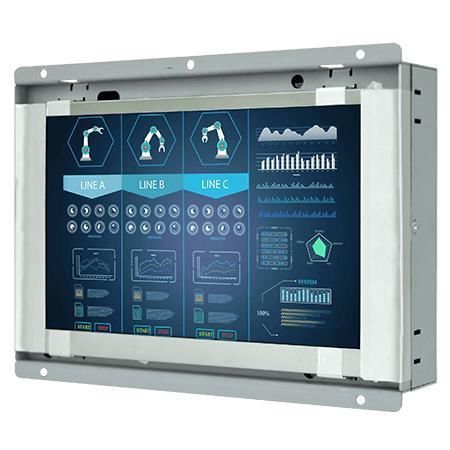 Monitor LCD - W07T700-OFA4 - Winmate, Inc. - con touch screen resistivo / industriale / per punto vendita