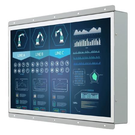 Monitor LCD - W12L100-OFM9 - Winmate, Inc. - con touch screen resistivo / industriale / di visualizzazione