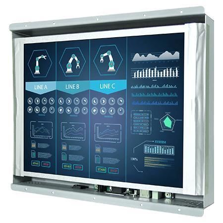 Monitor LCD - R12T600-OFL1 - Winmate, Inc. - con touch screen resistivo / di visualizzazione / per digital signage player