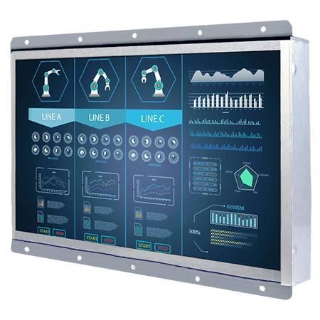 Monitor con touch screen resistivo - W12L100-OFM9HB - Winmate, Inc. - industriale / di visualizzazione / per digital signage player